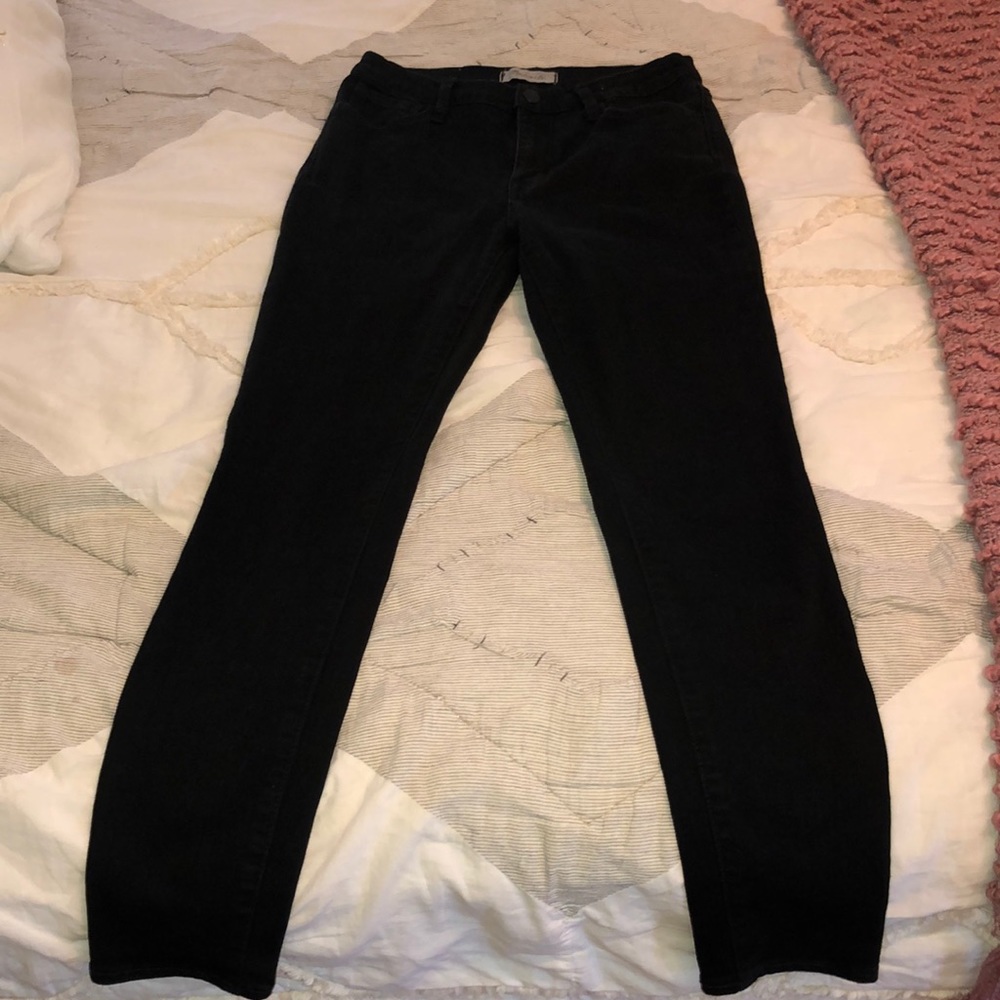 Madewell black roadtripper jeans size 28 euc